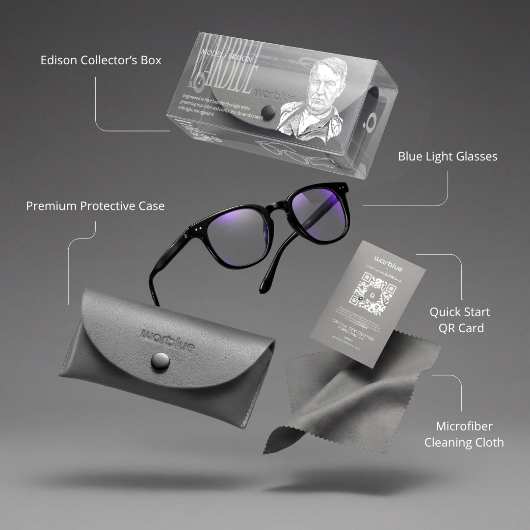Pack Complet WARBLUE – 4 Lunettes Anti-Lumière Bleue