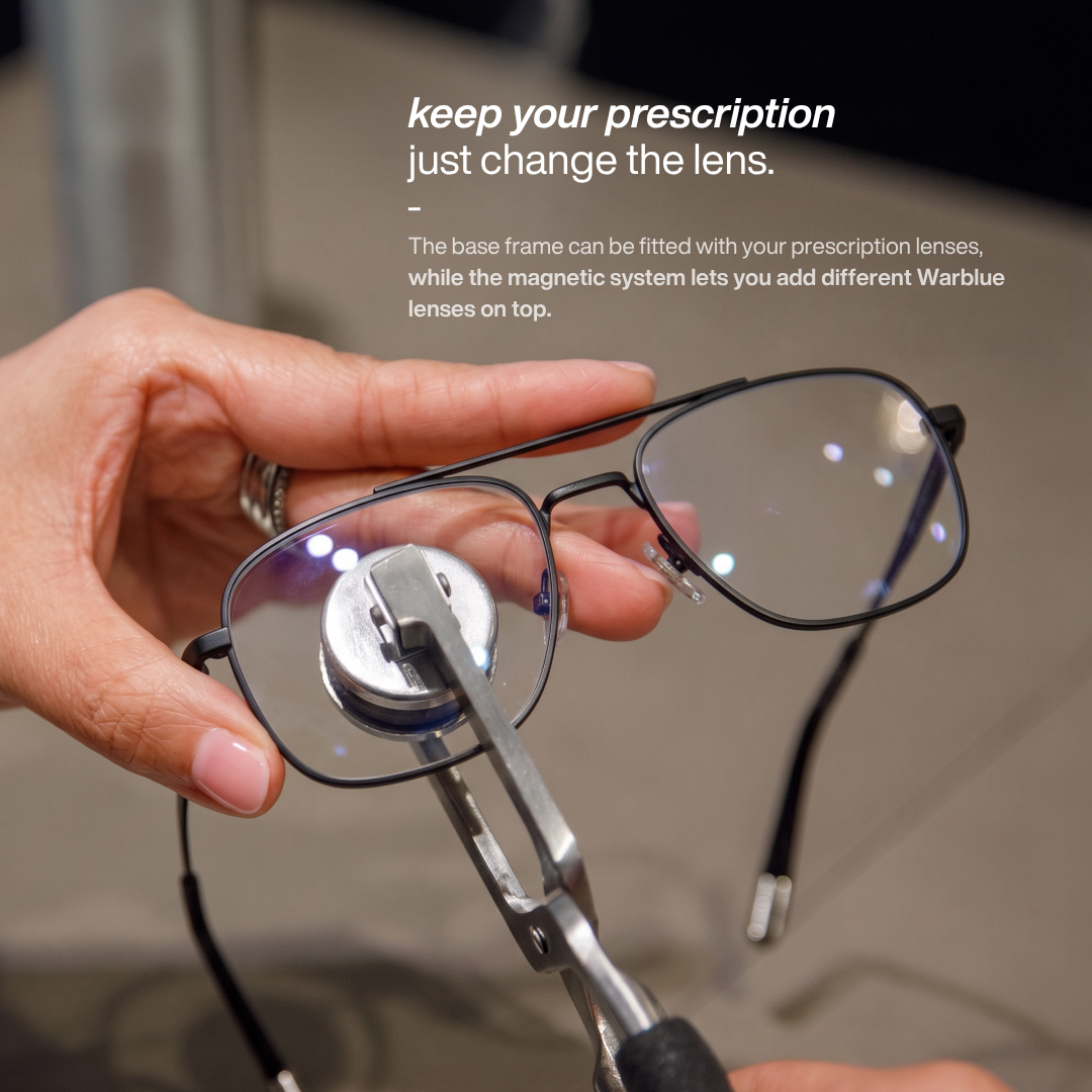 Gardez votre correction, changez seulement de verre