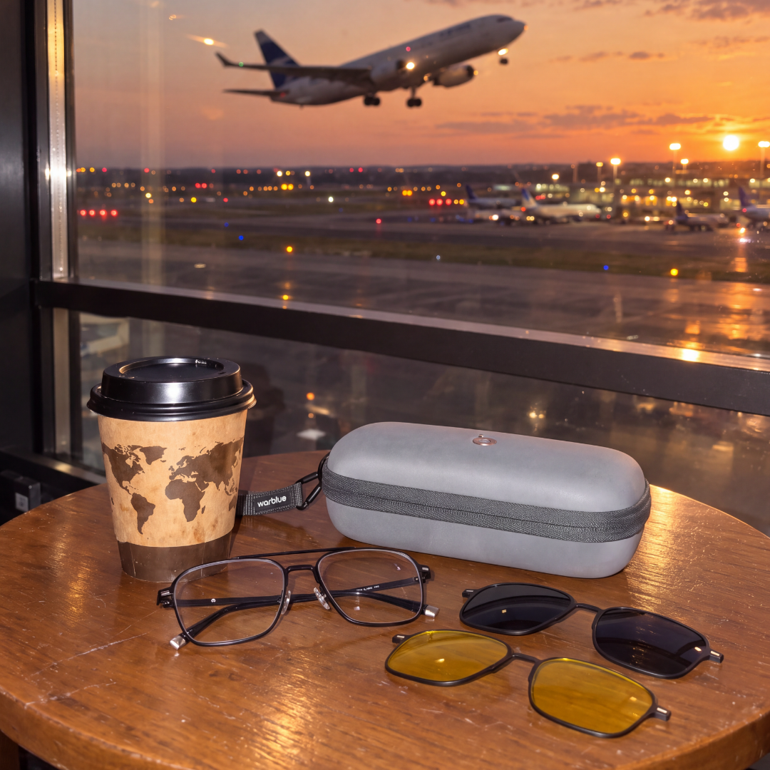 Le kit de voyage à l'aéroport
