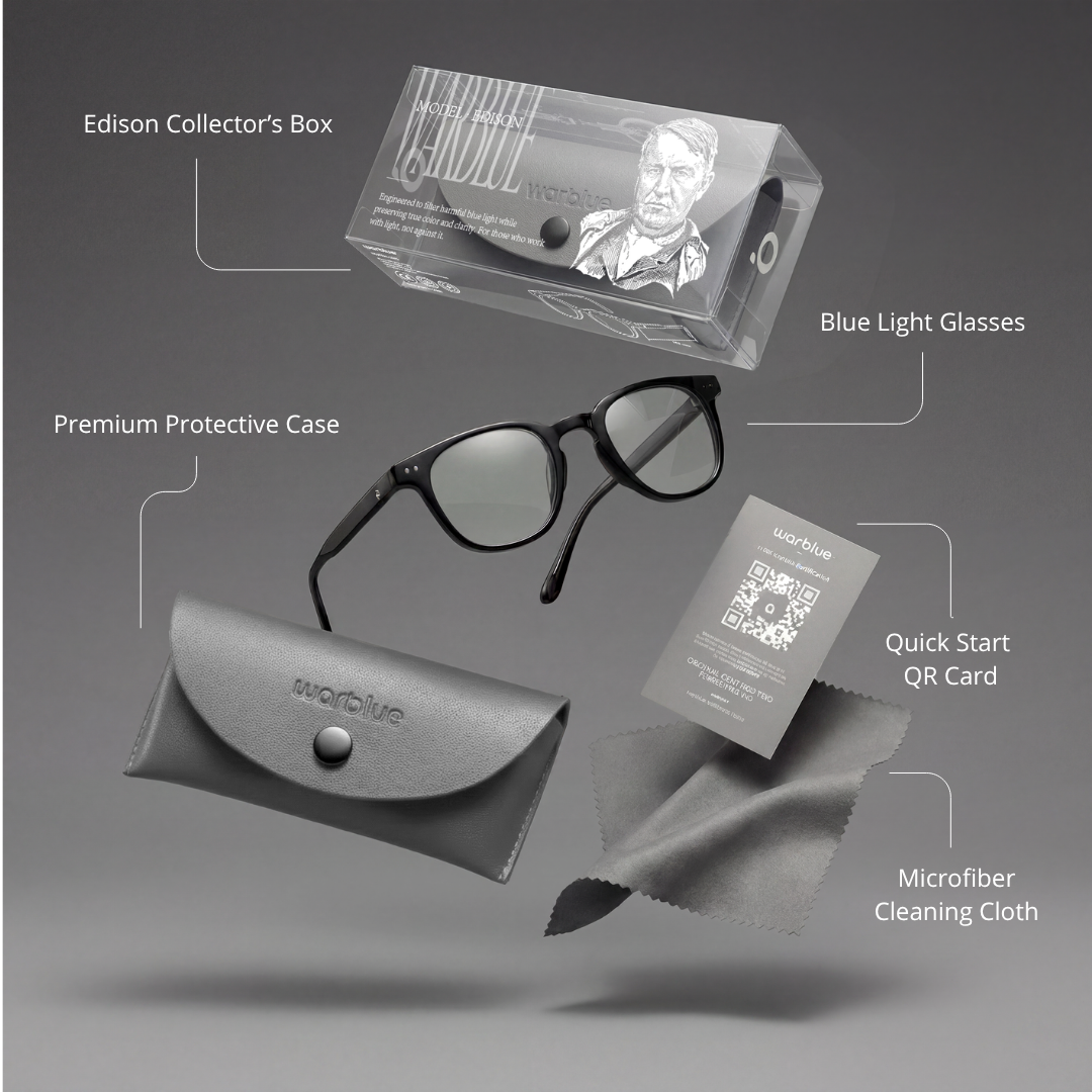 Edison – Lunettes Claires · Sans Distorsion des Couleurs