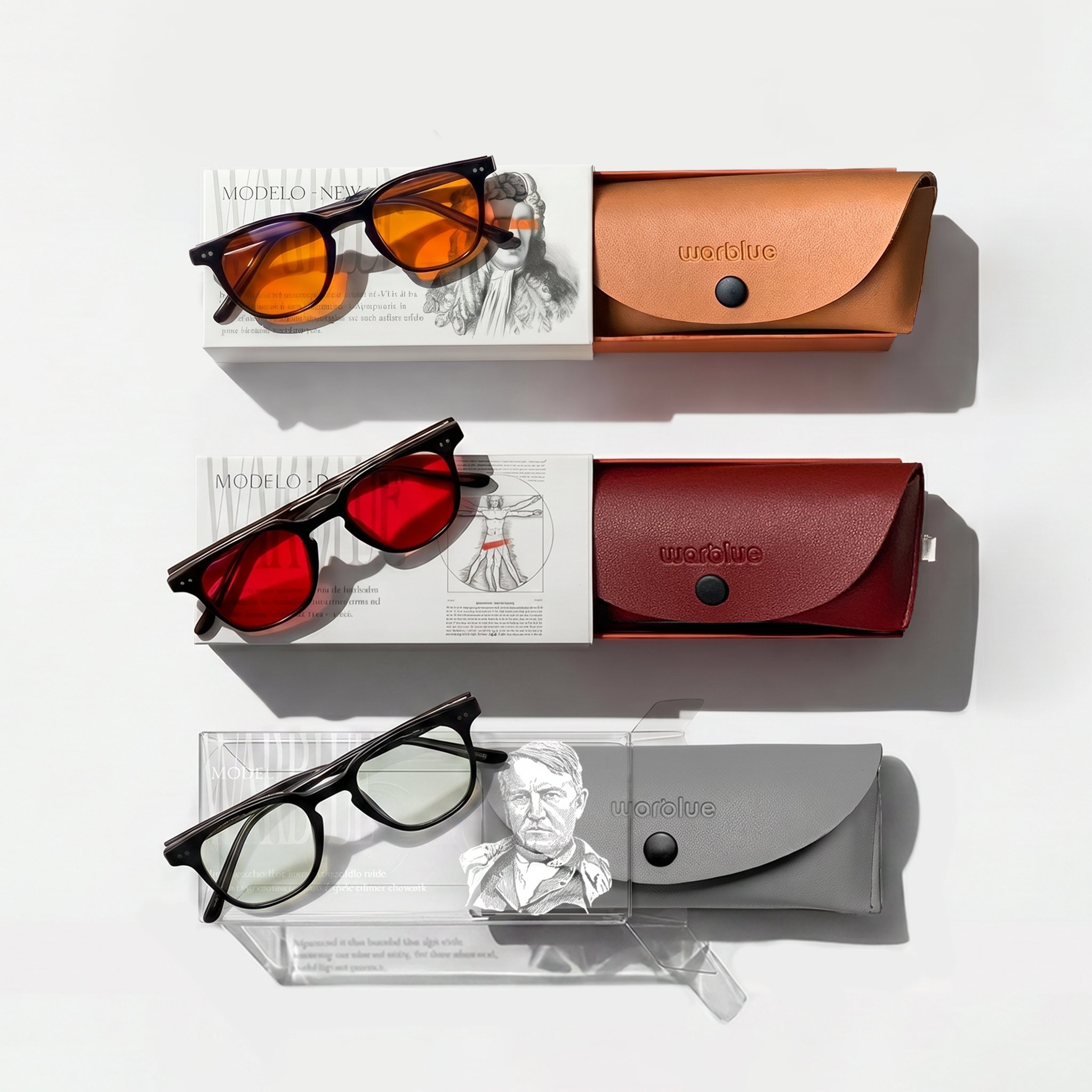 Pack Concentration & Sommeil – 3 paires de lunettes