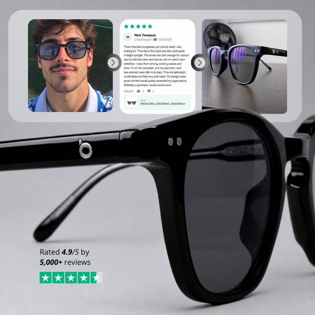 Avis clients sur les lunettes de soleil Auguste – monture noire