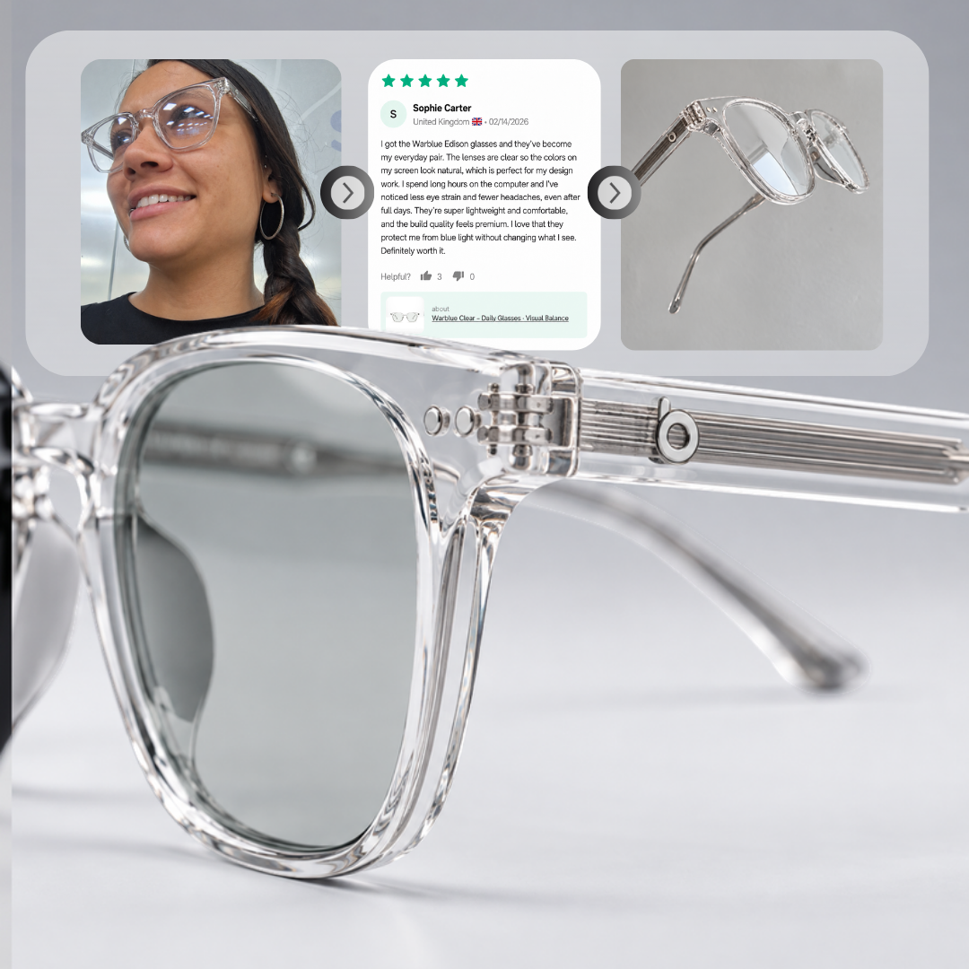 Avis clients sur les lunettes WARBLUE Crystal